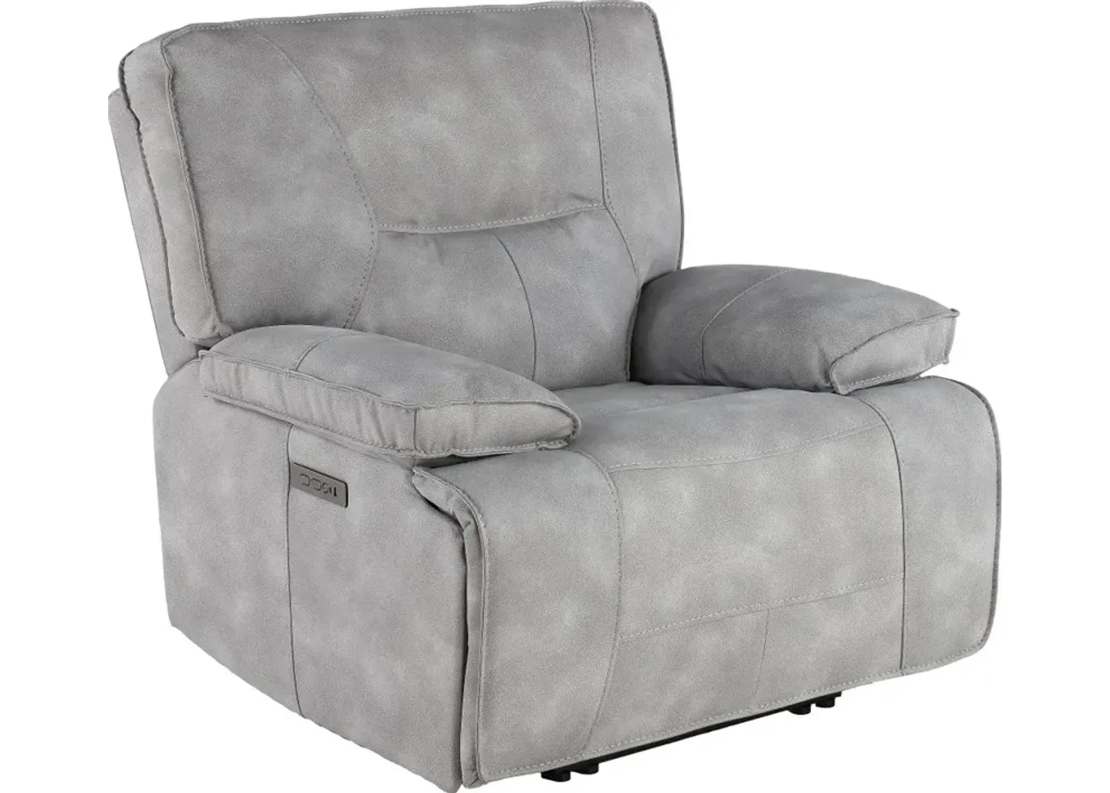 Spartacus Gladiator Sky Gray Power Recliner