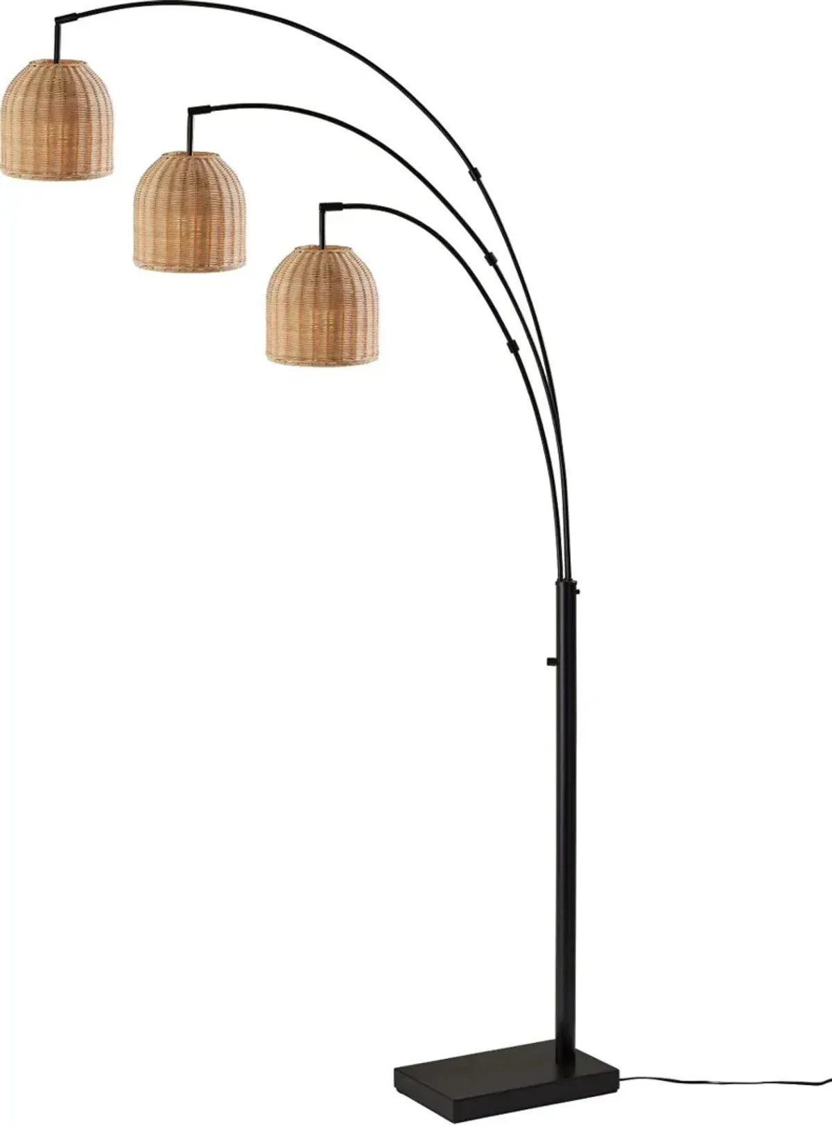 82 Inch Bahama Bronze Arc Lamp