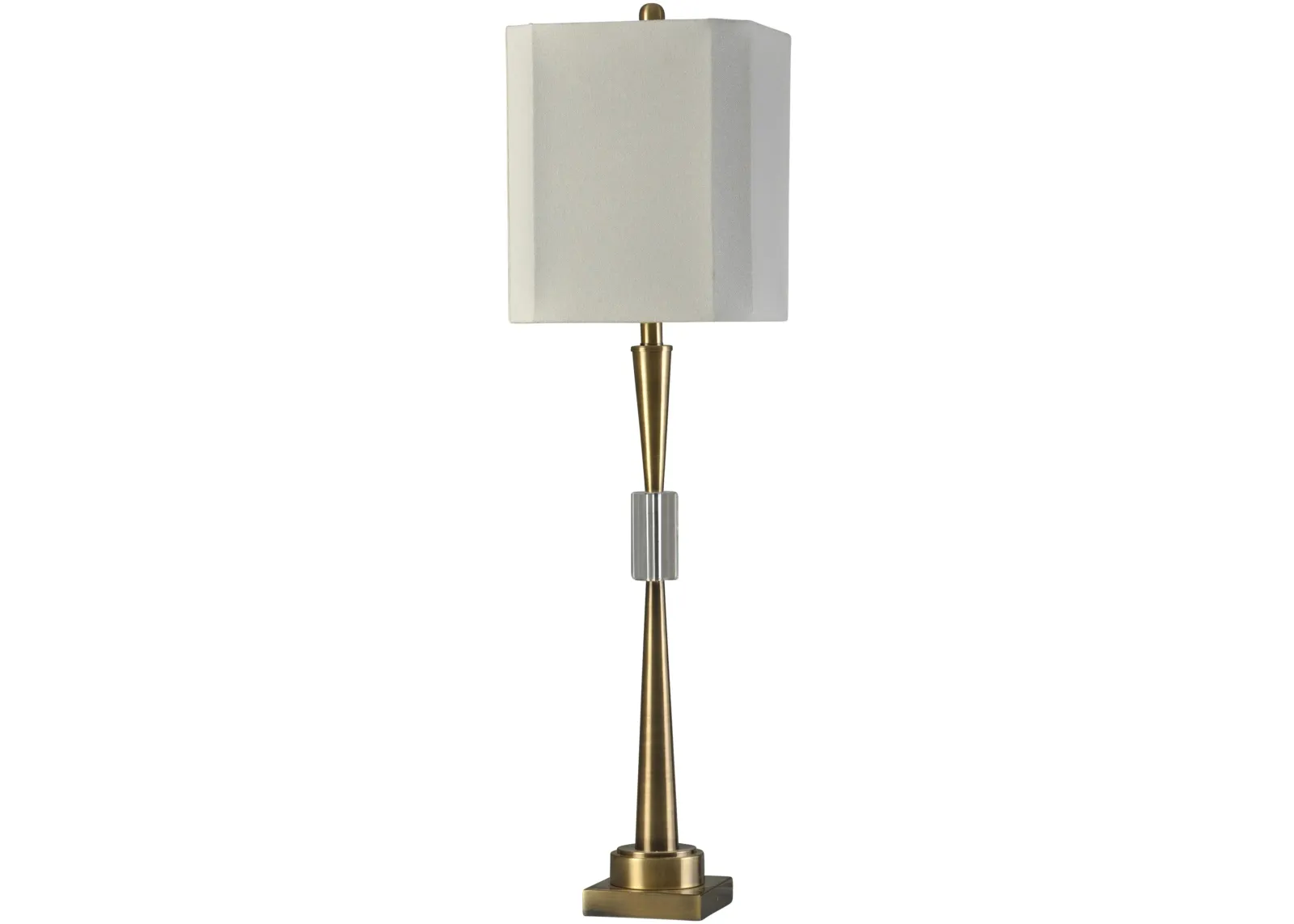 40 Inch Antique Crystal Table Lamp