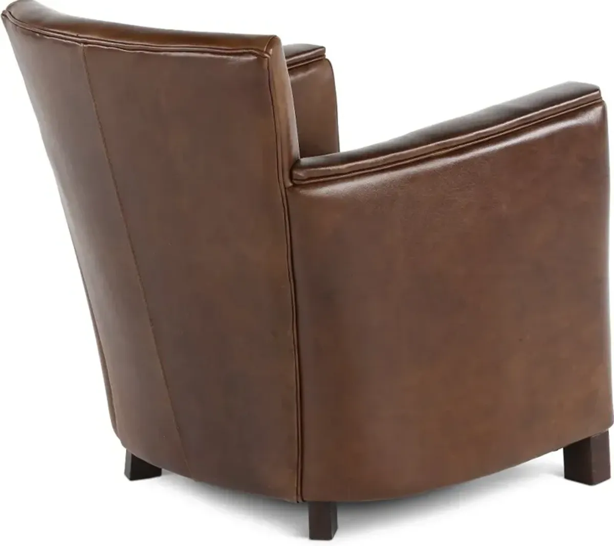 Utah Brown Leather Chair