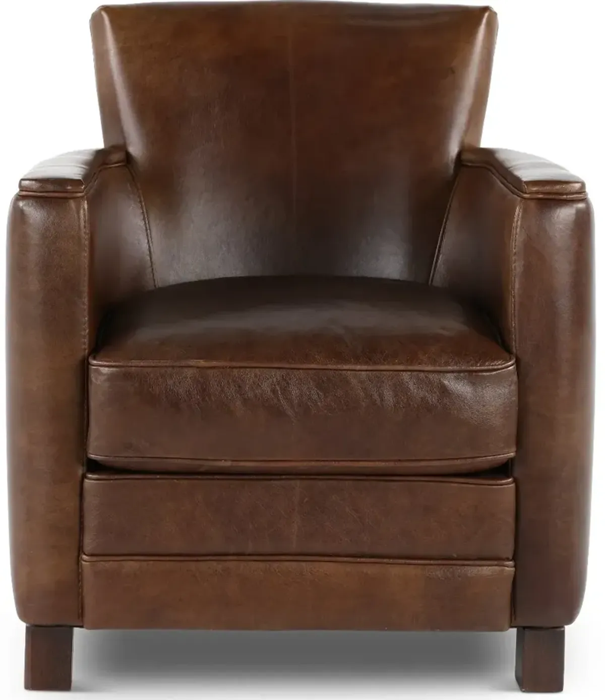 Utah Brown Leather Chair