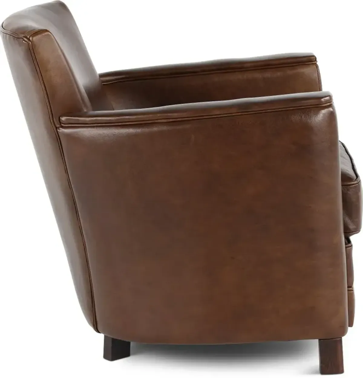 Utah Brown Leather Chair