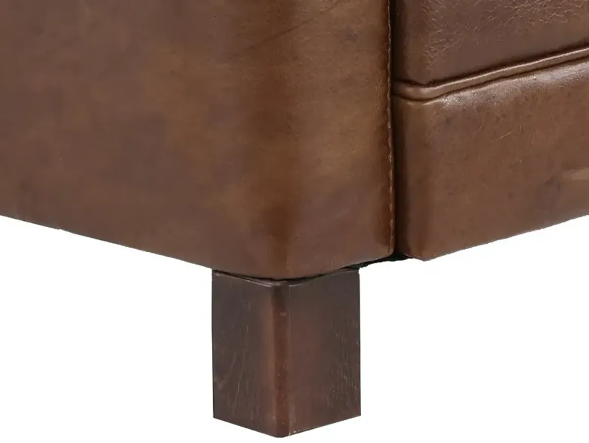 Utah Brown Leather Chair