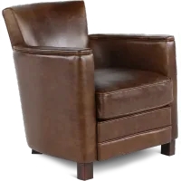 Utah Brown Leather Chair