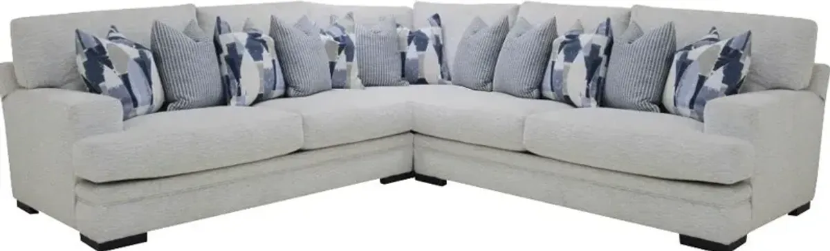 Piccolo White 3 Piece Sectional