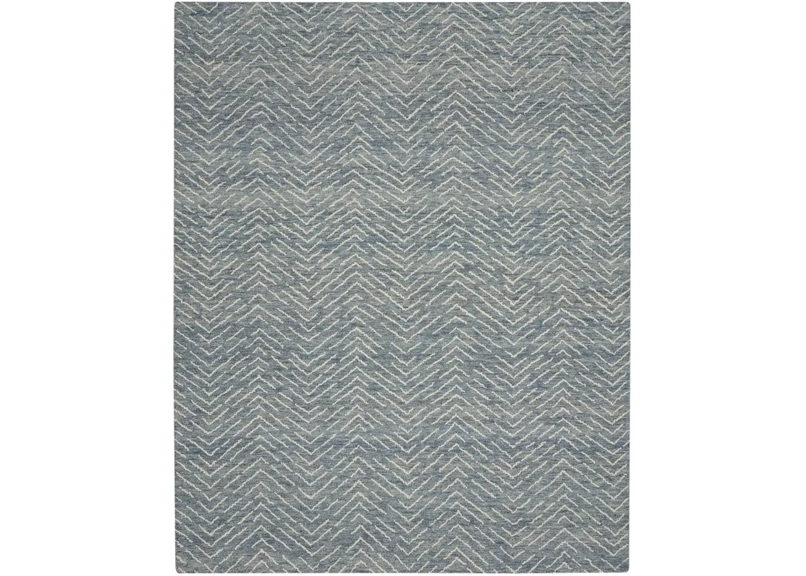 Colorado 8 x 10 Indigo and Ivory Area Rug