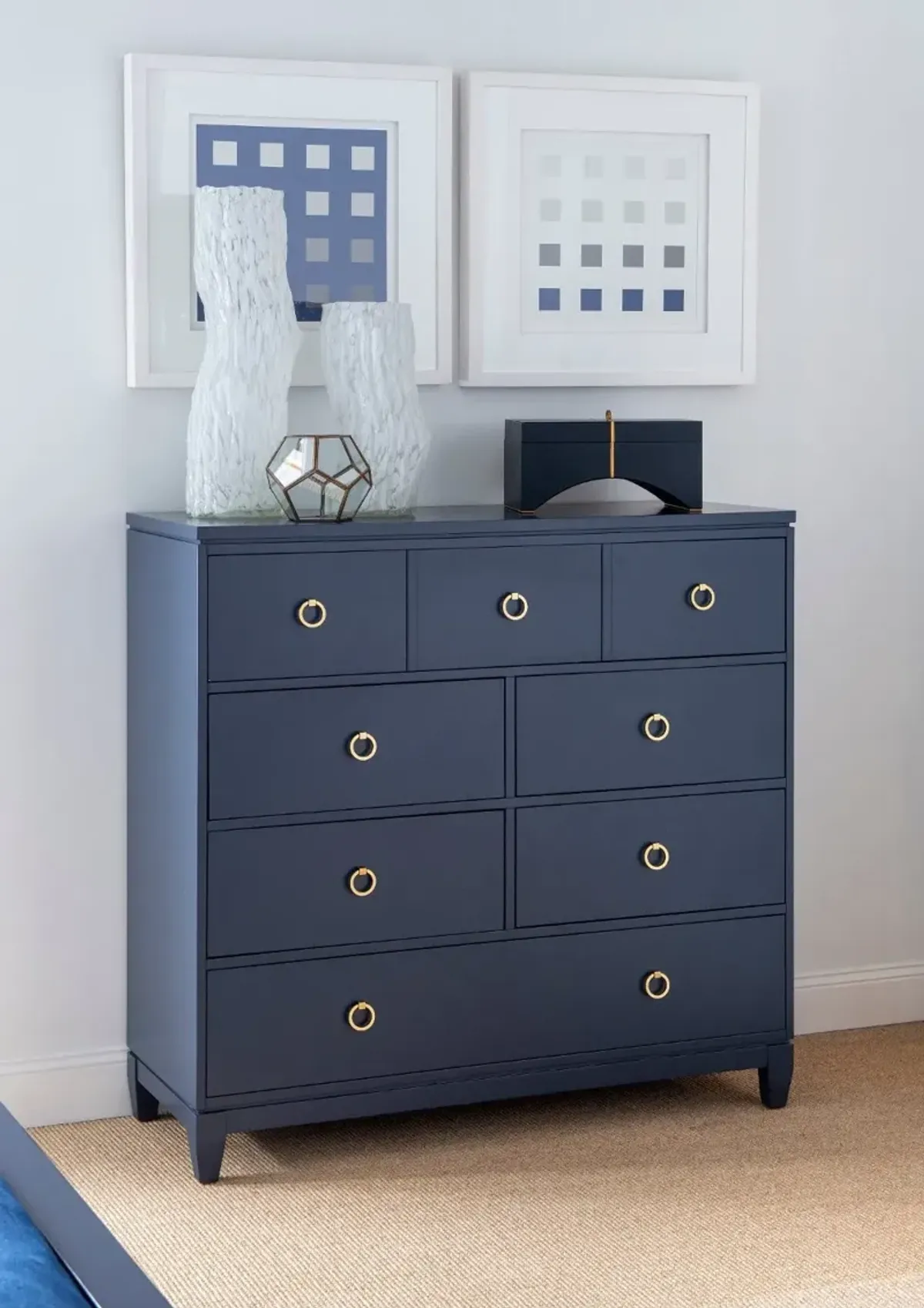 Summerland Blue Chest of Drawers