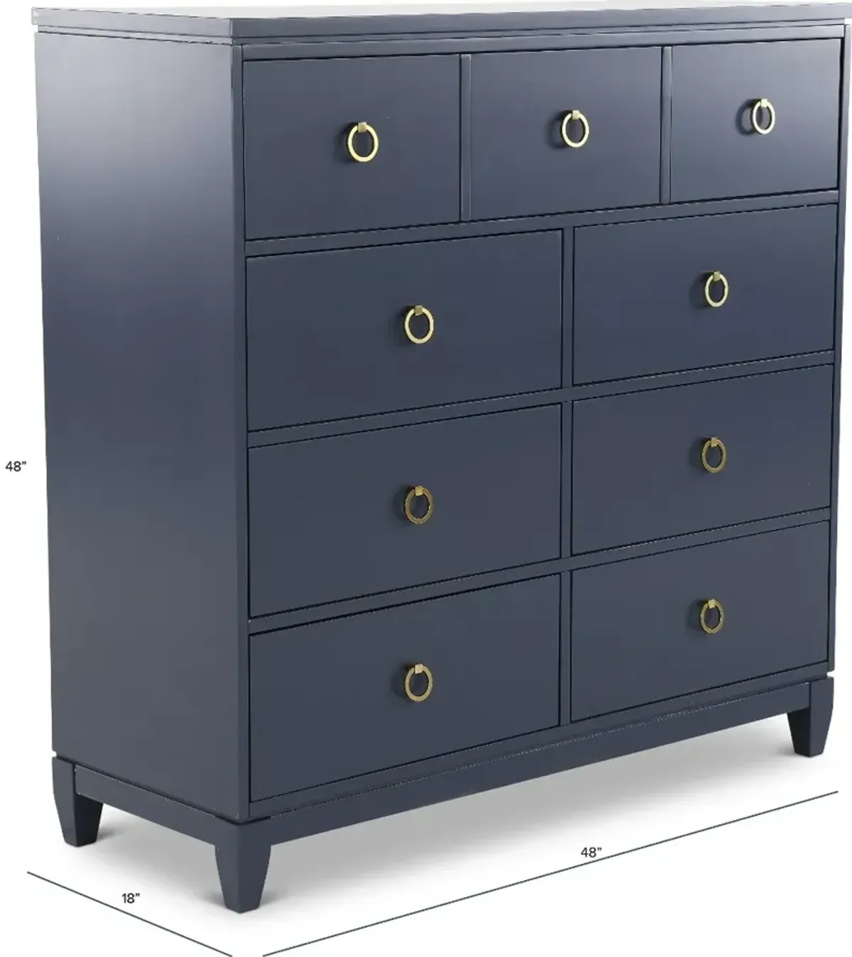 Summerland Blue Chest of Drawers