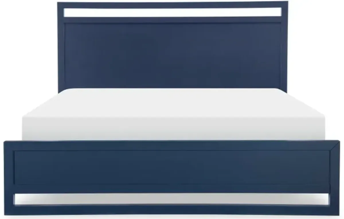 Summerland Blue Queen Bed