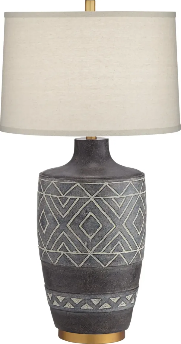 Mesa 31.50 Inch Black Resin Table Lamp