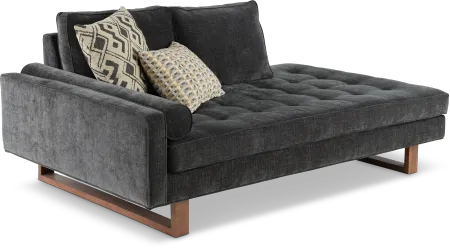 Storm Gray Chaise Sofa