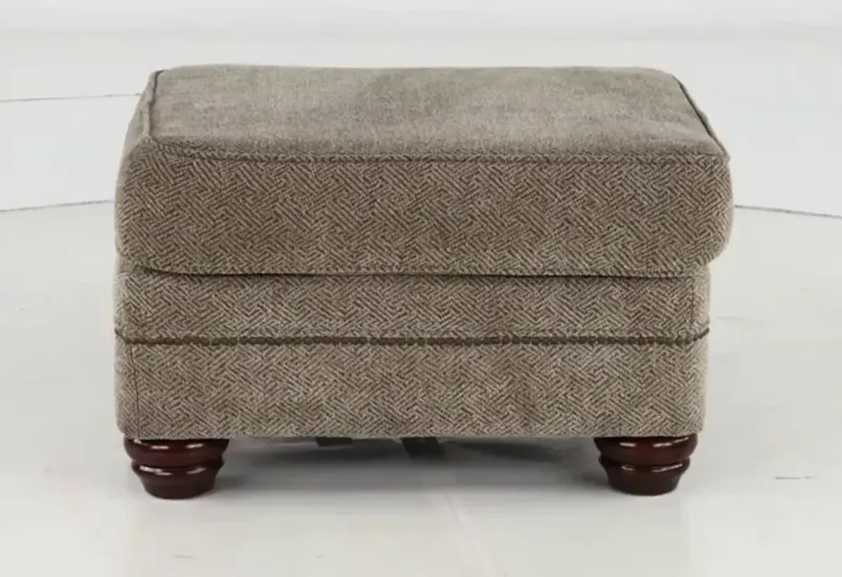 Urban Wheat Brown Ottoman