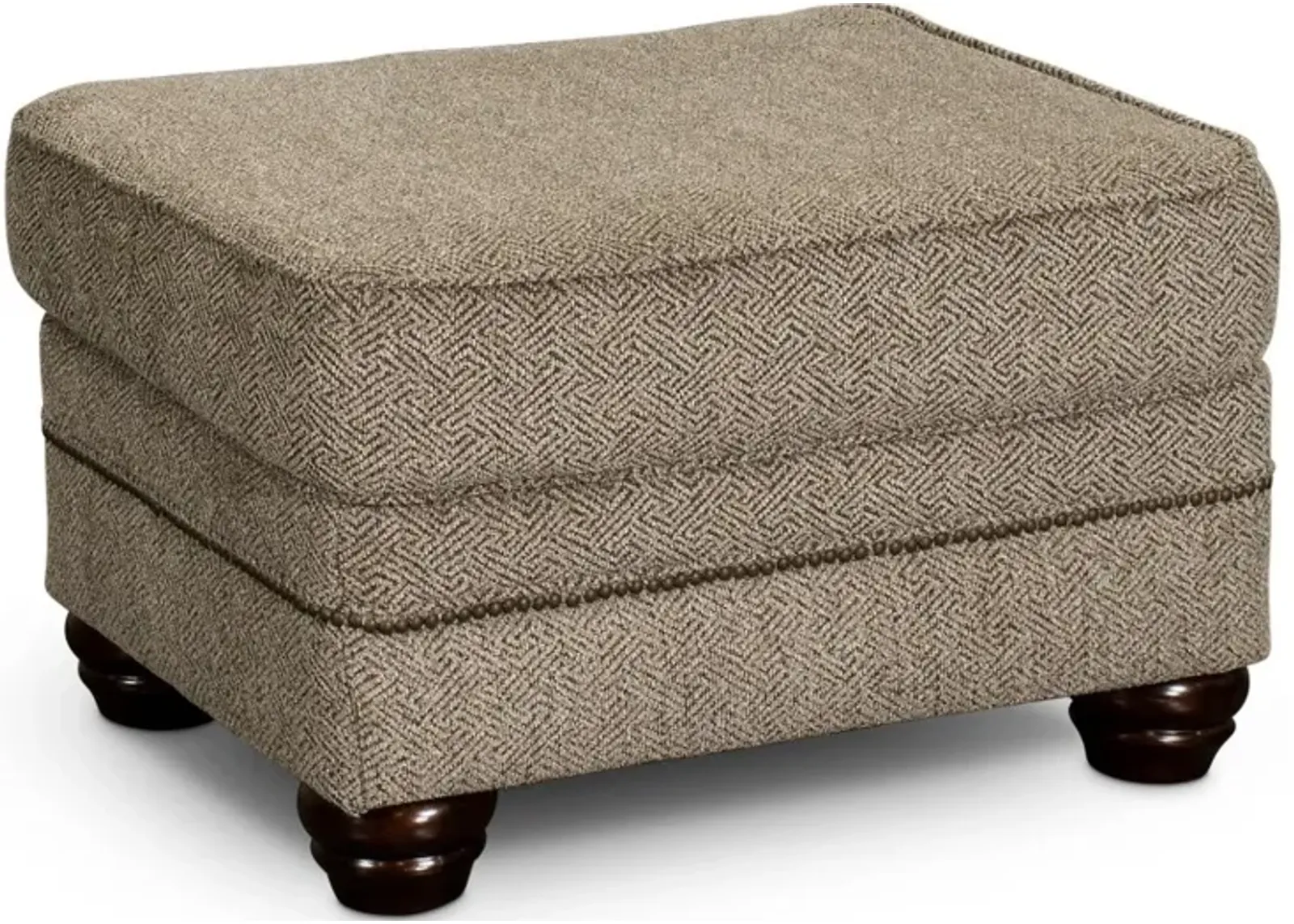 Urban Wheat Brown Ottoman