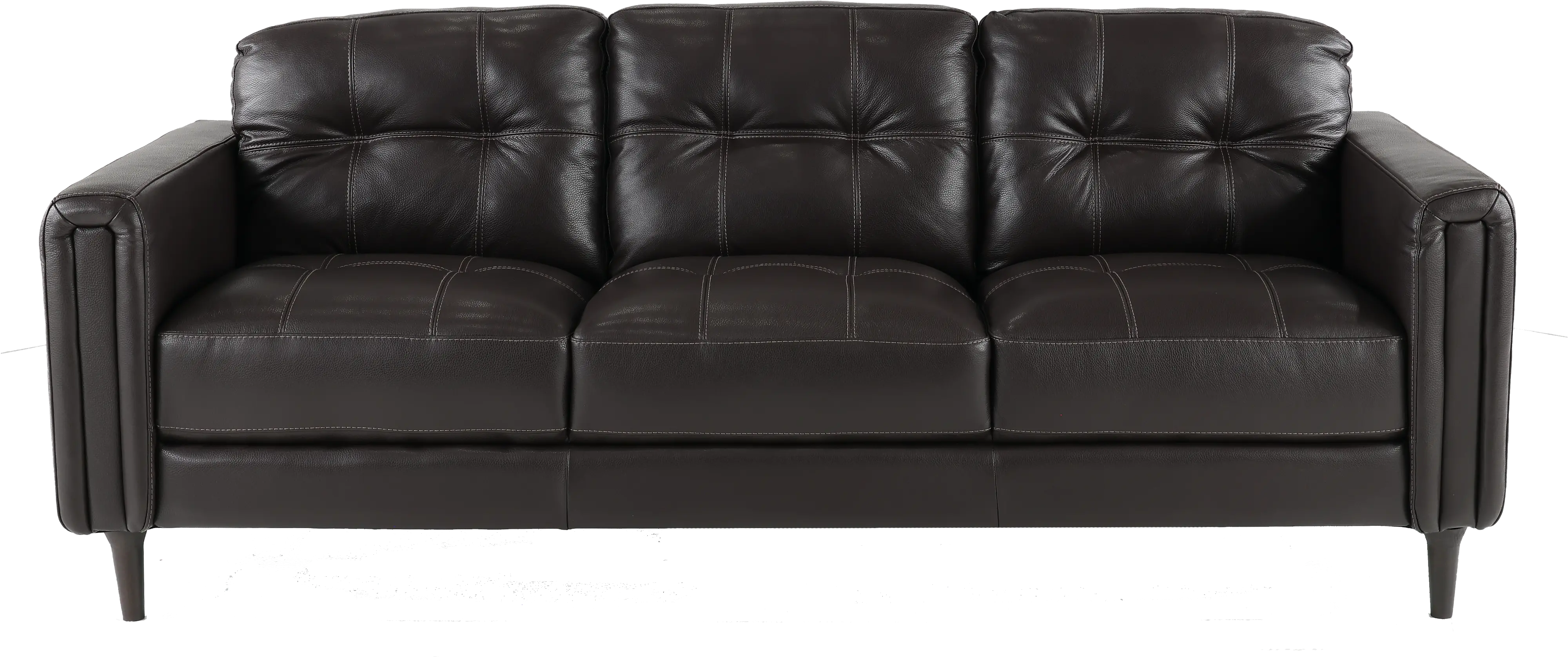 Verona Dark Brown Leather Sofa