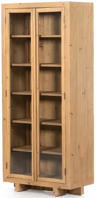 Brock Natural Display Cabinet