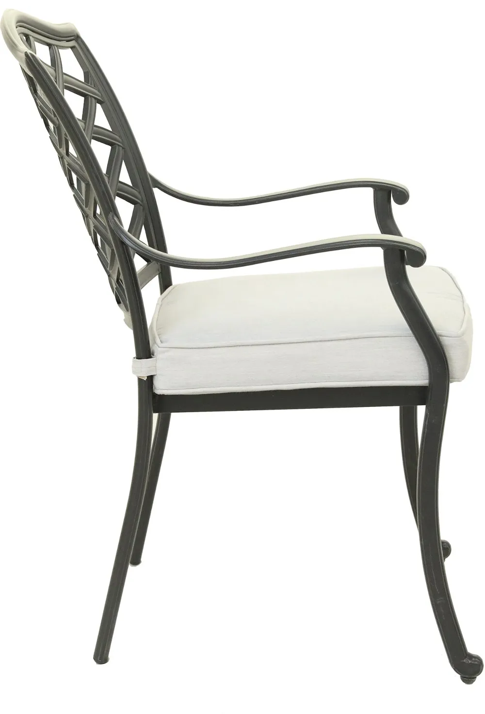 Halston Cream Dining Arm Chair