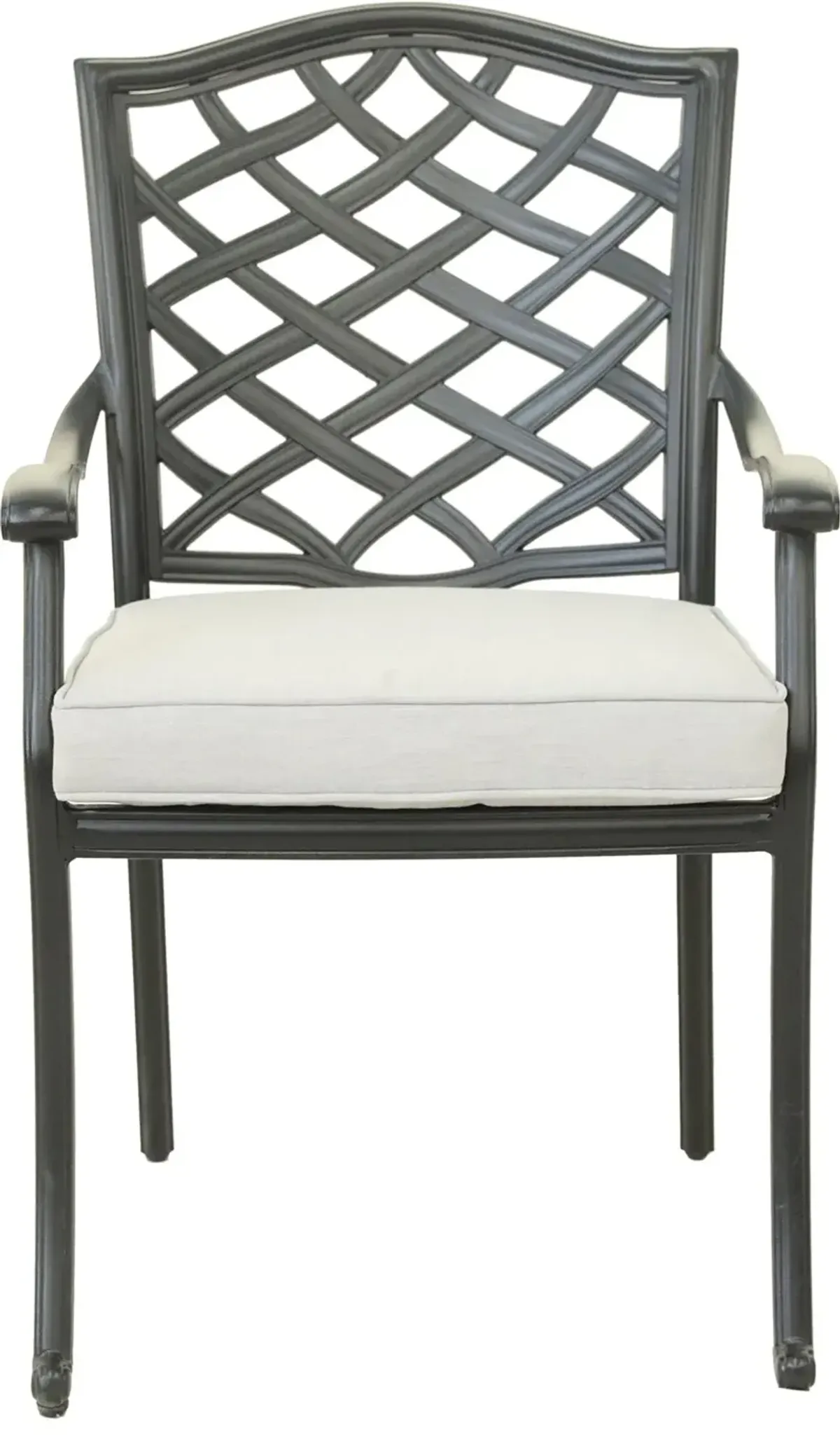 Halston Cream Dining Arm Chair