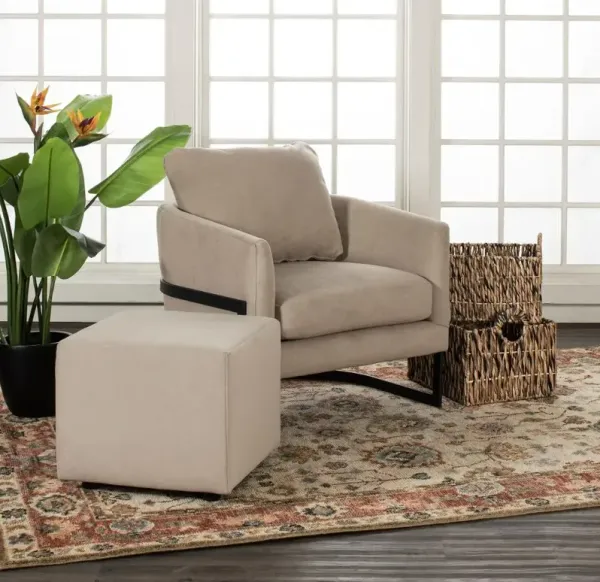 Harrison Beige Occasional Chair