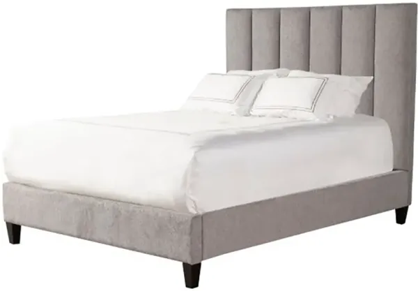 Avery Gray King Upholstered Bed