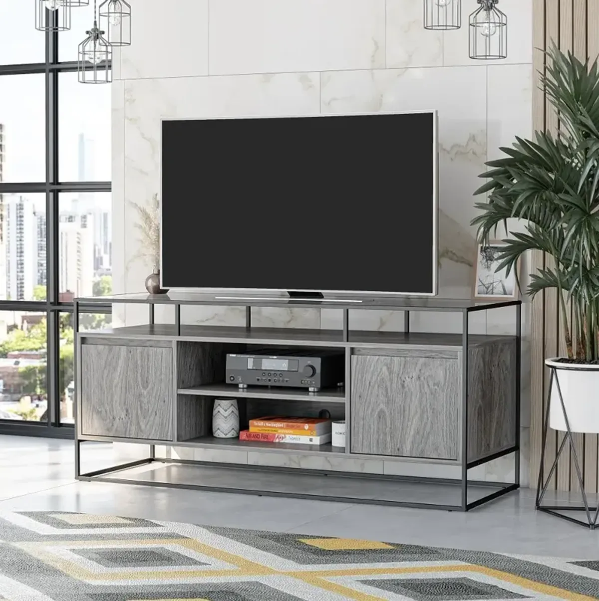 Camley Gray Oak 54" TV Stand