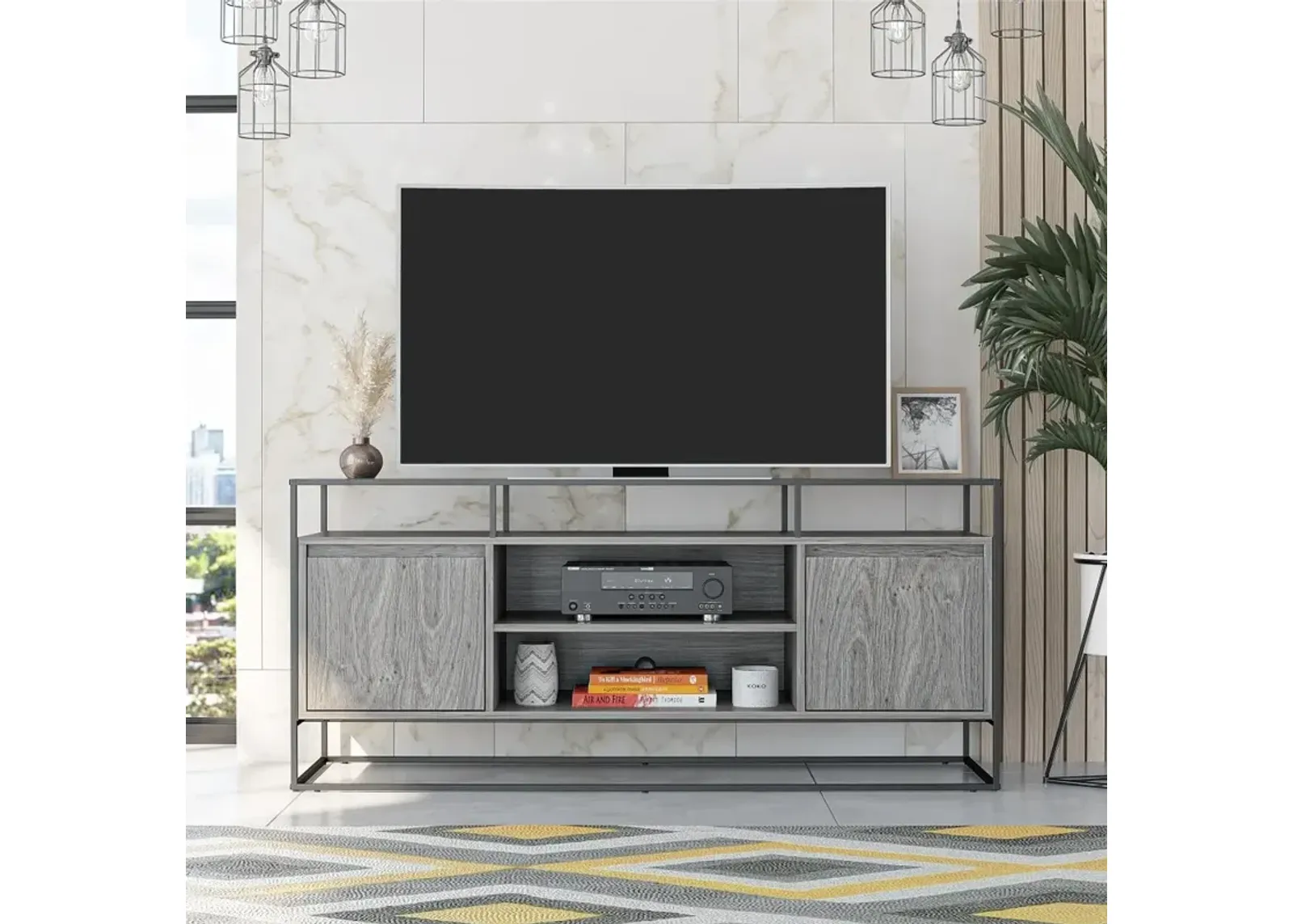 Camley Gray Oak 54" TV Stand