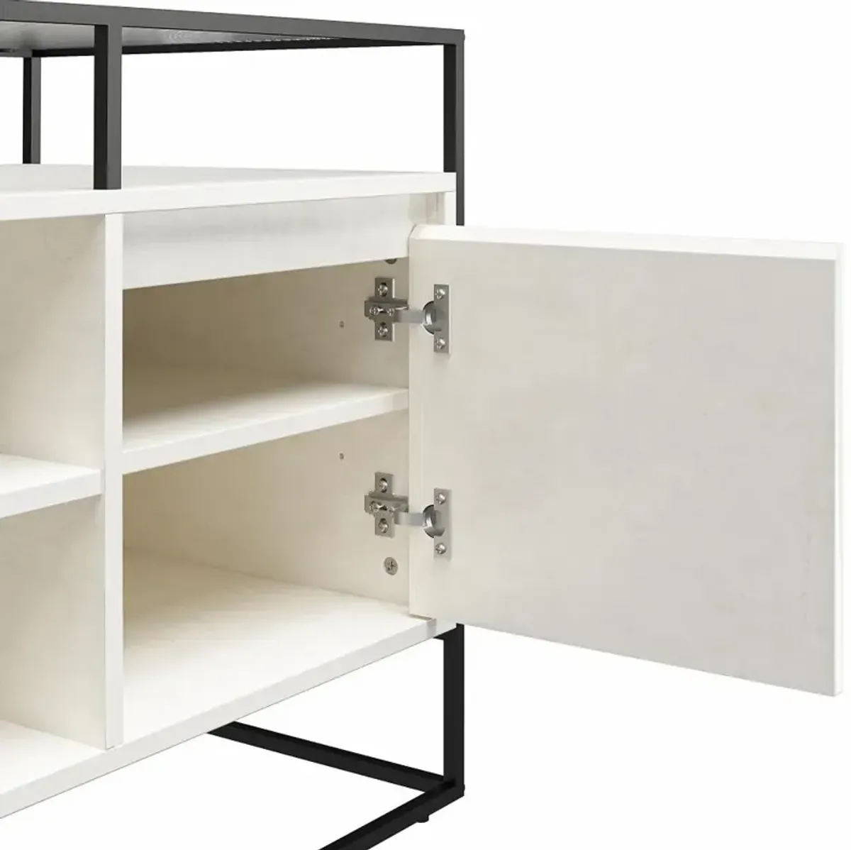 Camley White 54" TV Stand