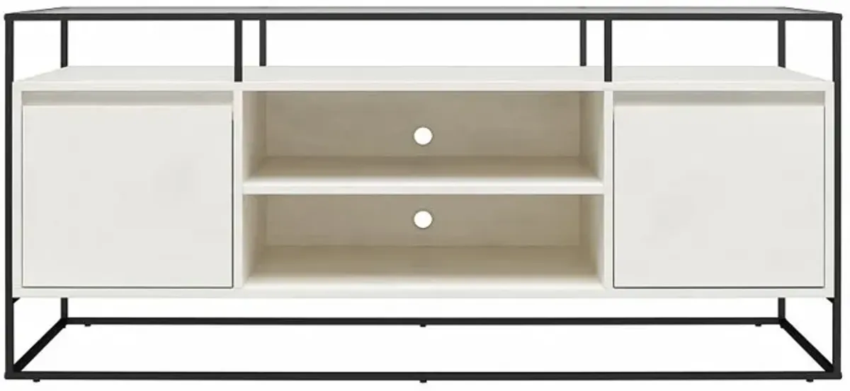 Camley White 54" TV Stand