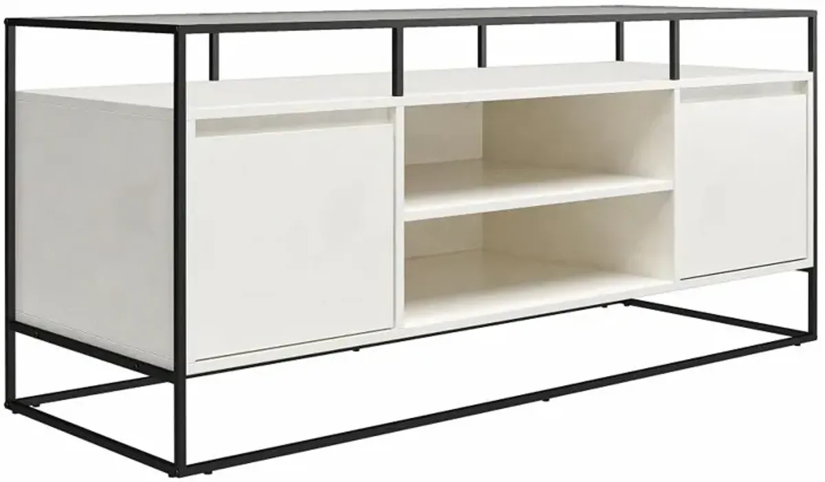 Camley White 54" TV Stand