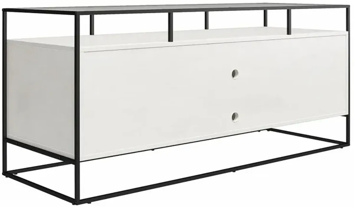 Camley White 54" TV Stand