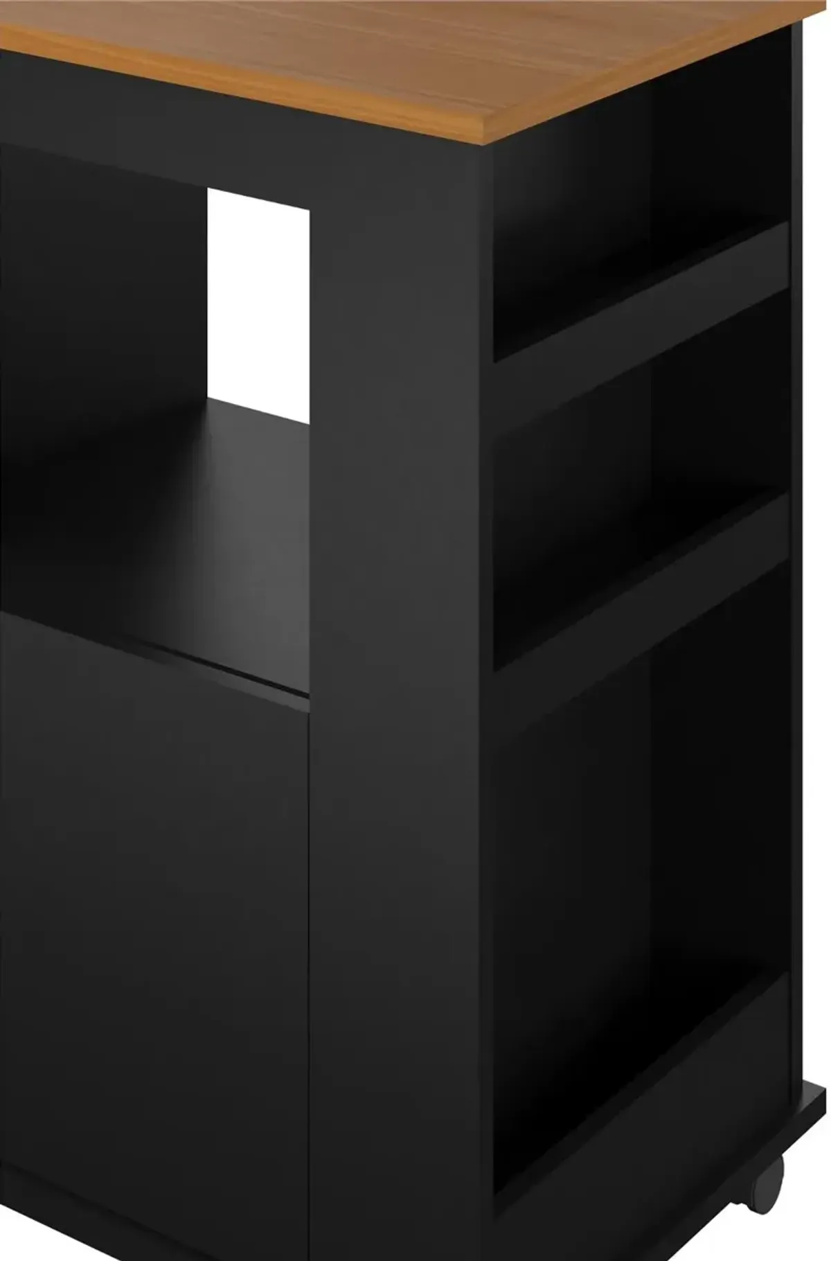 Williams Black Kitchen Cart