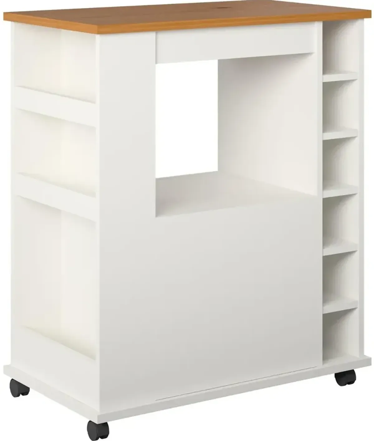 Williams White Kitchen Cart