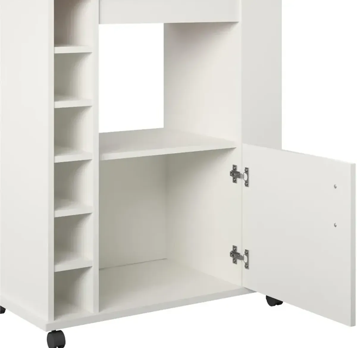 Williams White Kitchen Cart