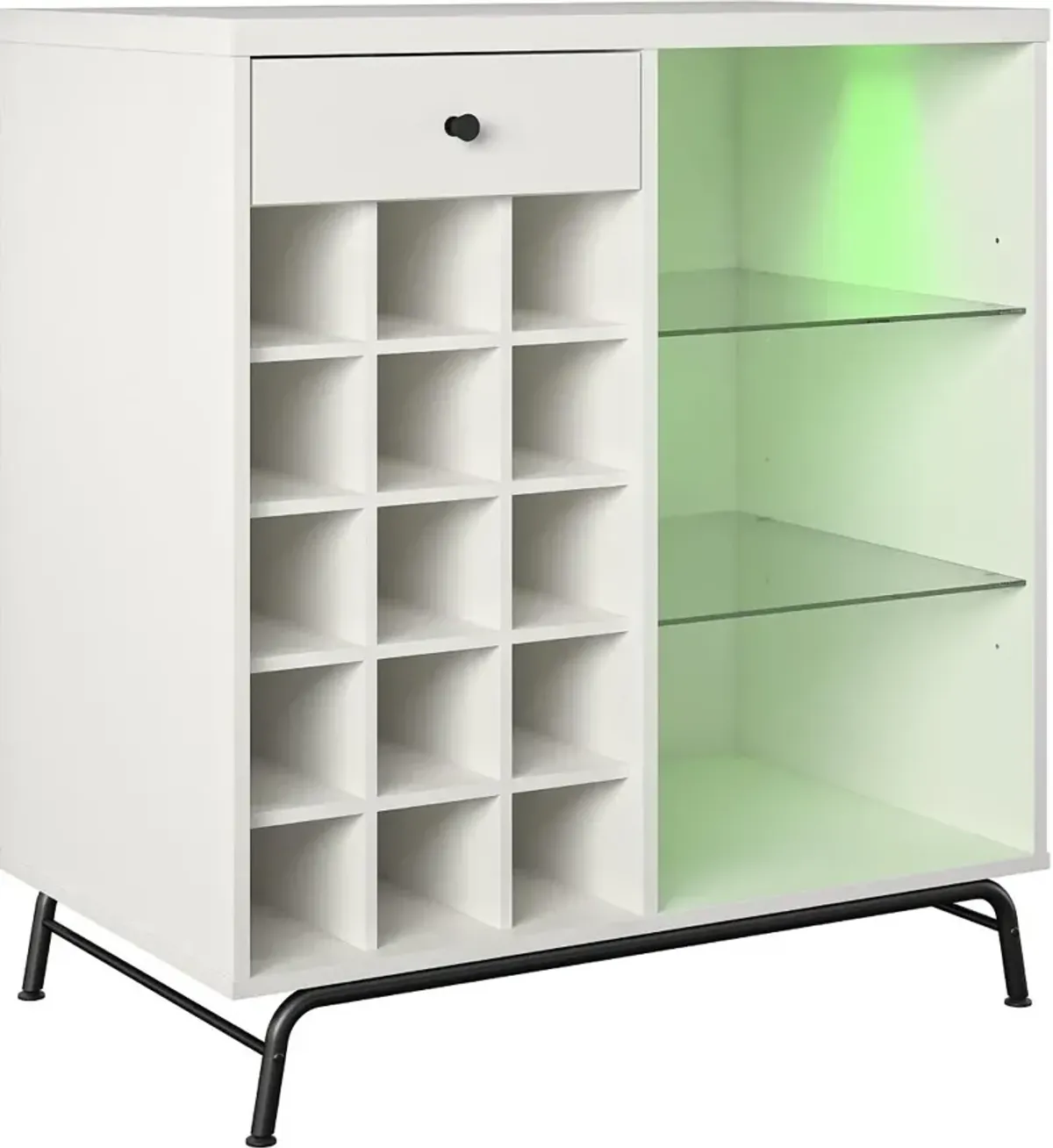 Melbourne White Bar Cabinet