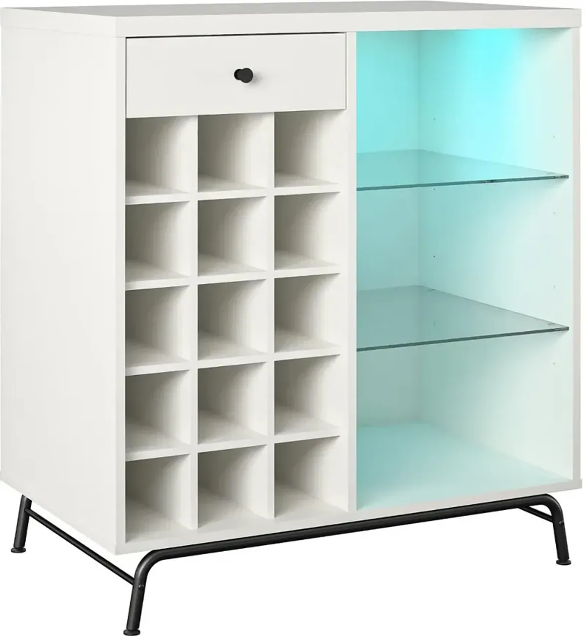 Melbourne White Bar Cabinet