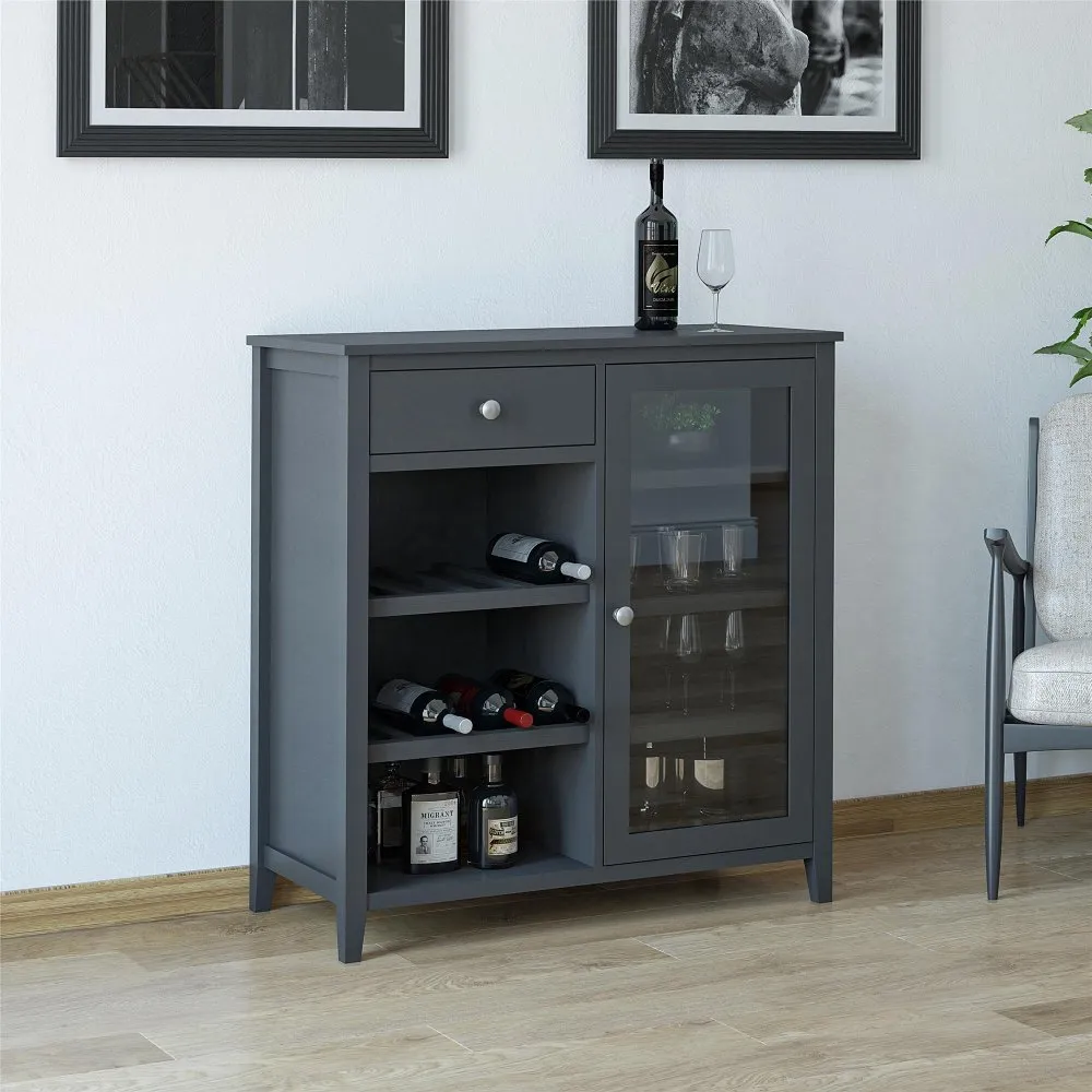 Tuxedo Black Bar Cabinet