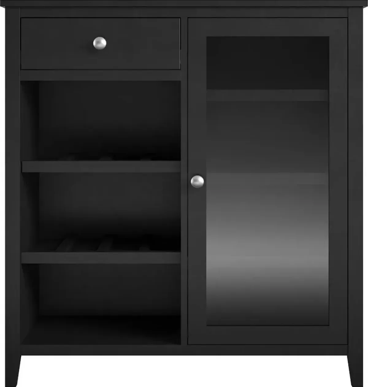 Tuxedo Black Bar Cabinet