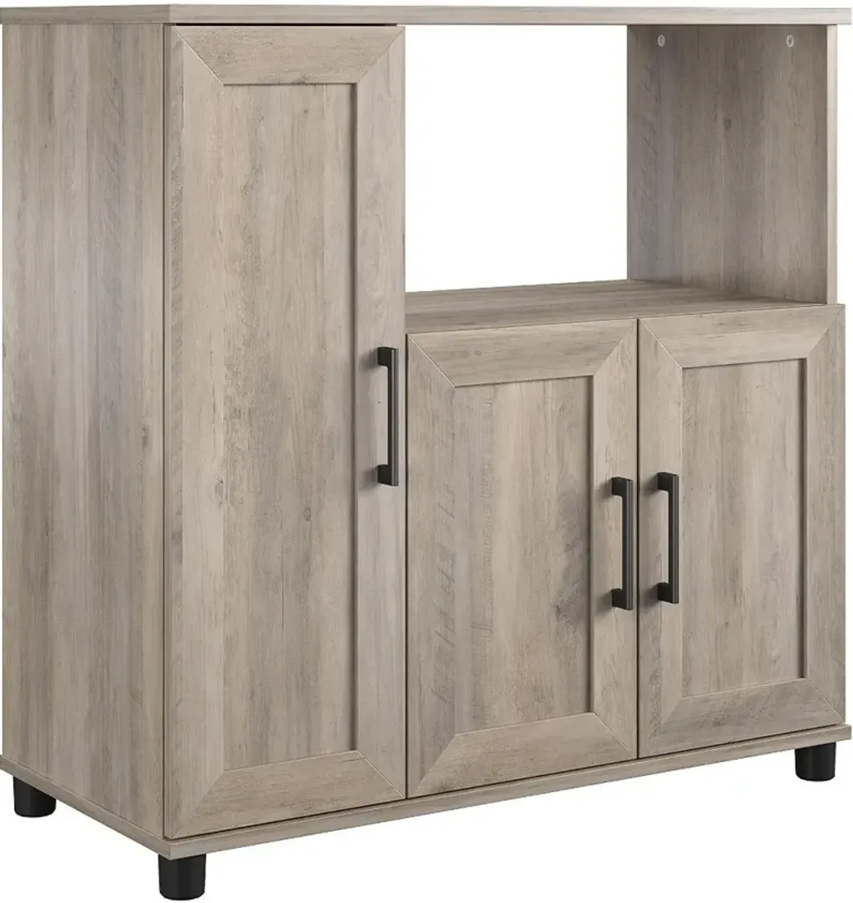 Dwyer Gray Oak Microwave Stand