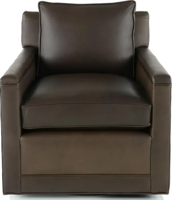 Clark Espresso Swivel Chair