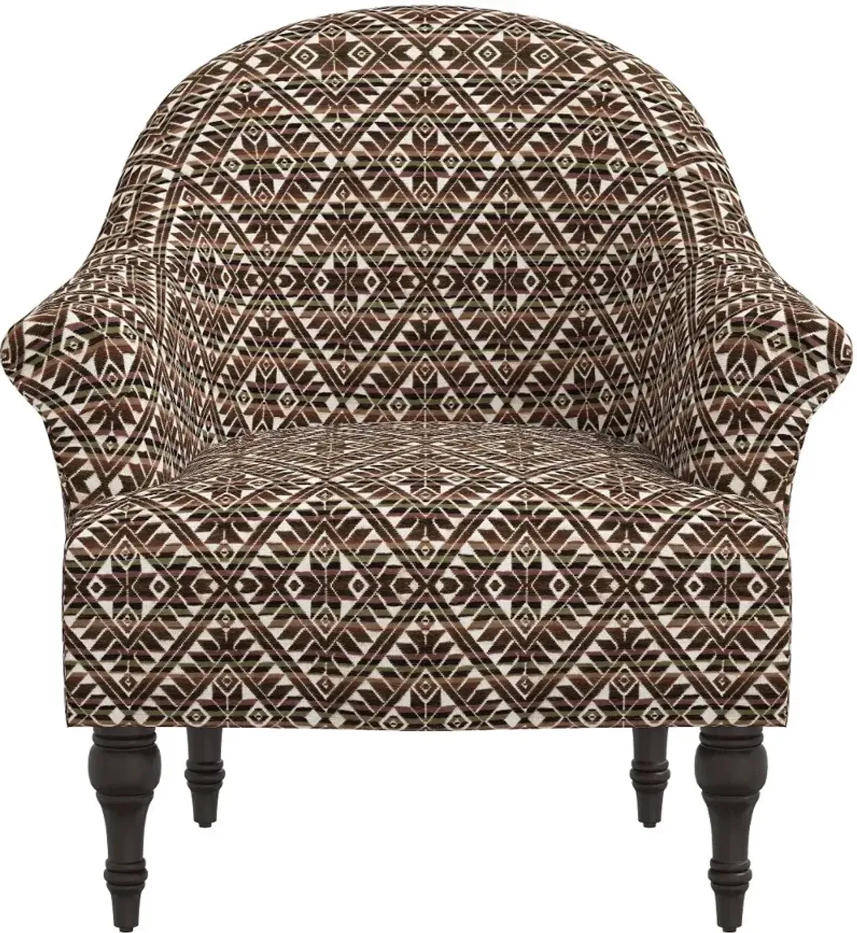 Lila Neutral Diamond Accent Chair - Skyline Furniture