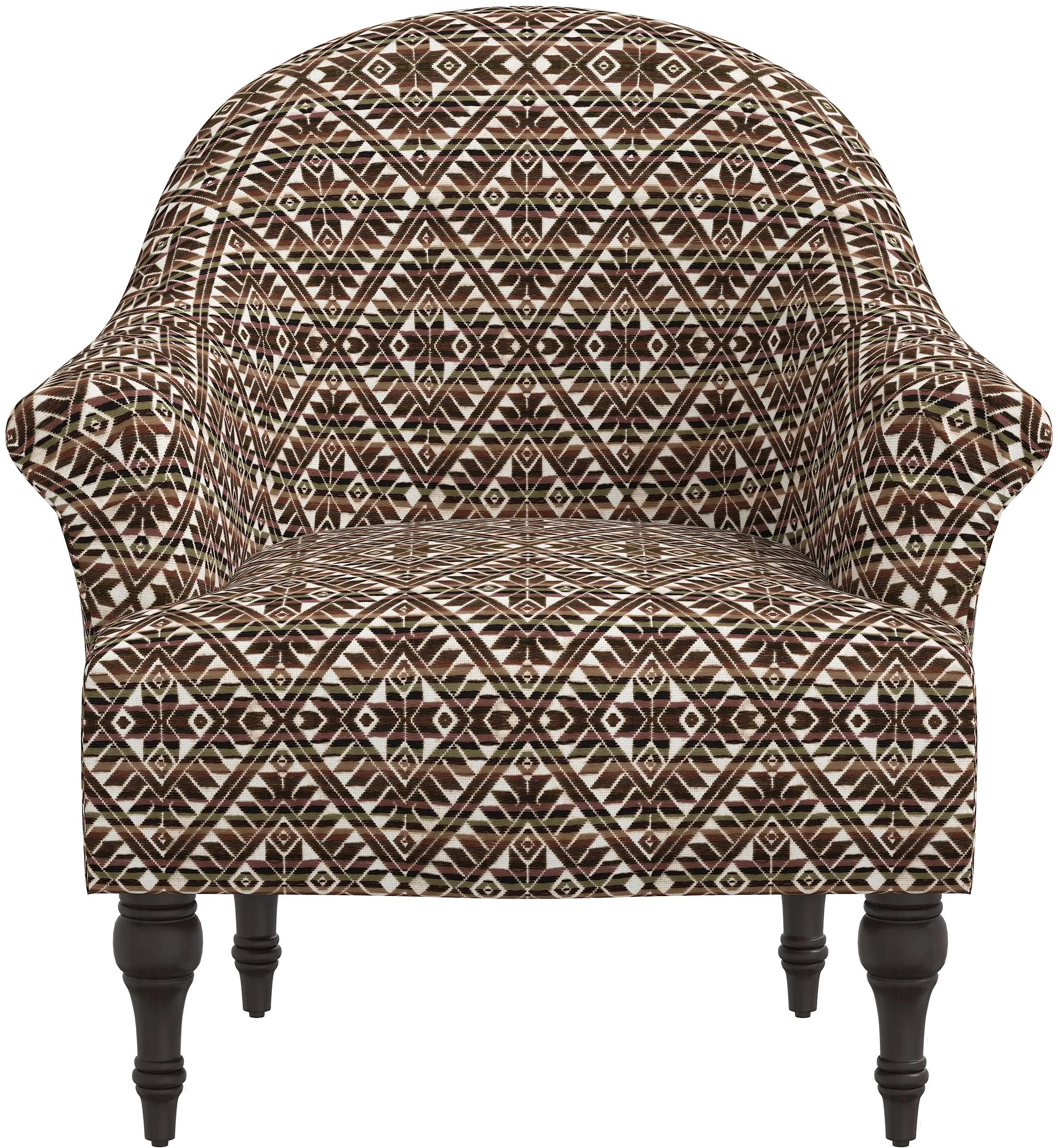 Lila Neutral Diamond Accent Chair - Skyline Furniture