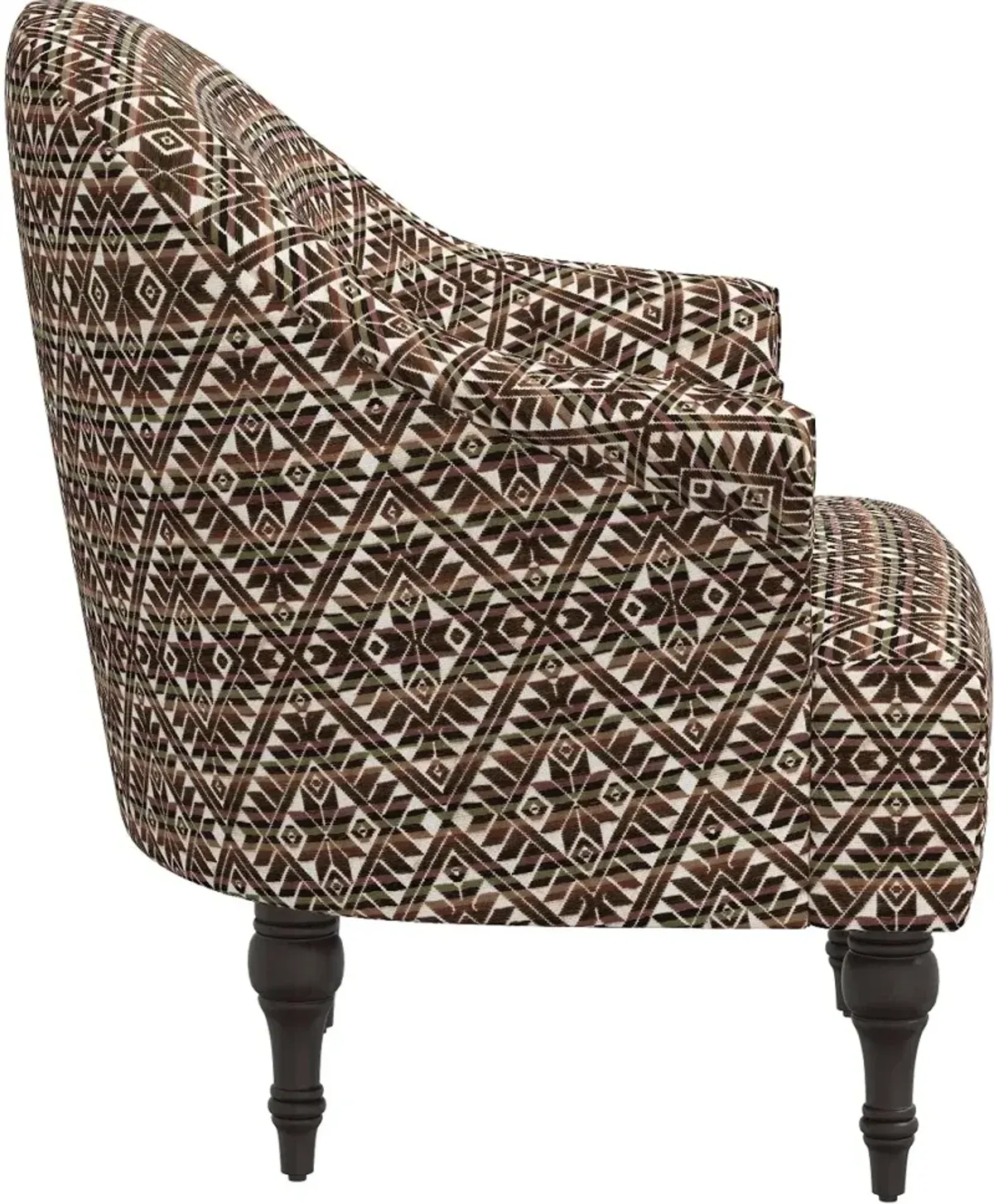 Lila Neutral Diamond Accent Chair - Skyline Furniture