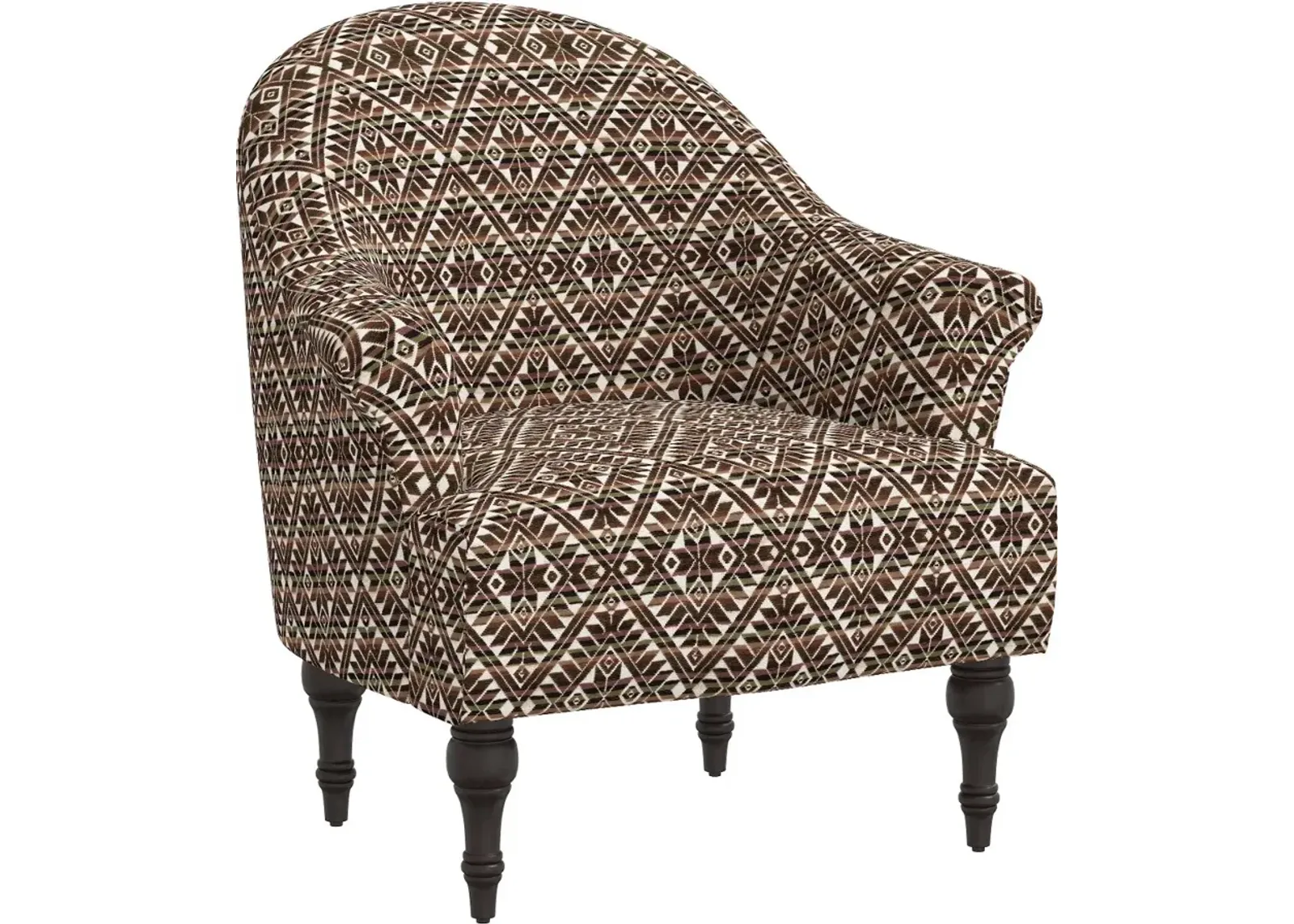 Lila Neutral Diamond Accent Chair - Skyline Furniture