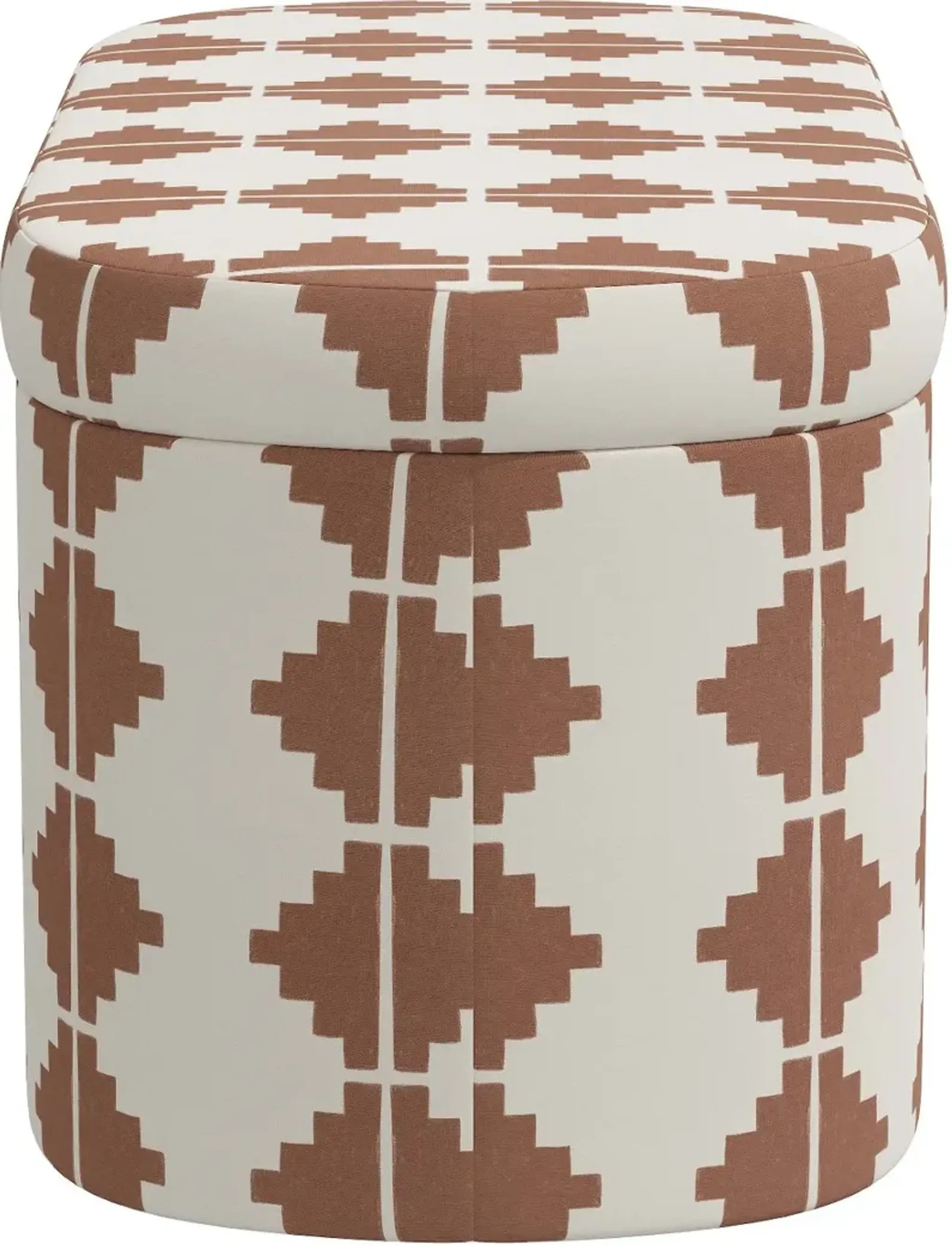 Frida Aztec Terracotta Storage Bench Skyline Furniture Rc Willey ...