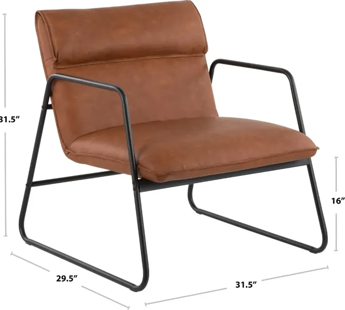 Casper Arm Chair Gray