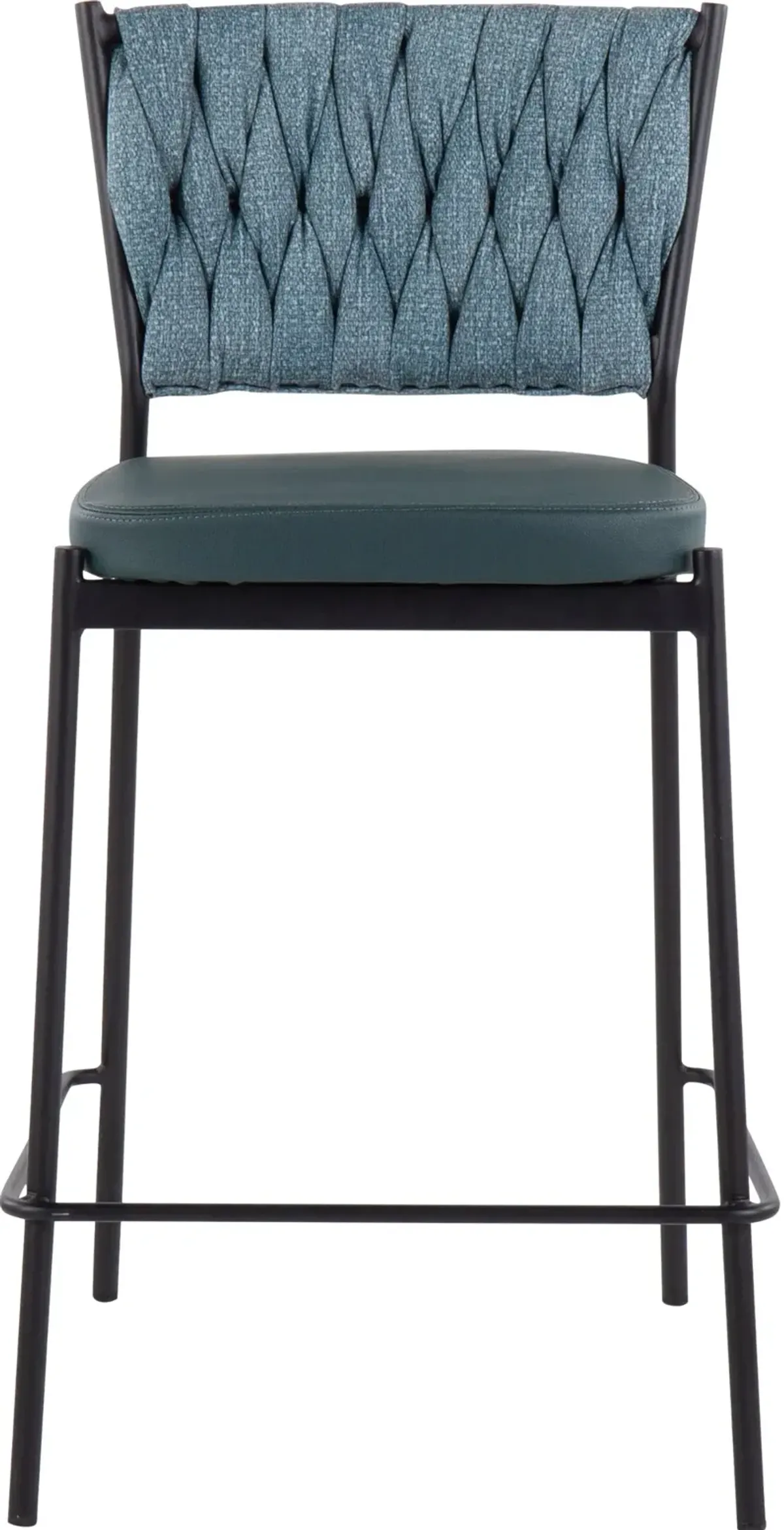 Tania Green Counter Height Stool, Set of 2