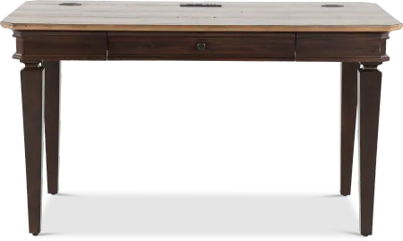 Sonoma Two-Tone Brown Writing Desk