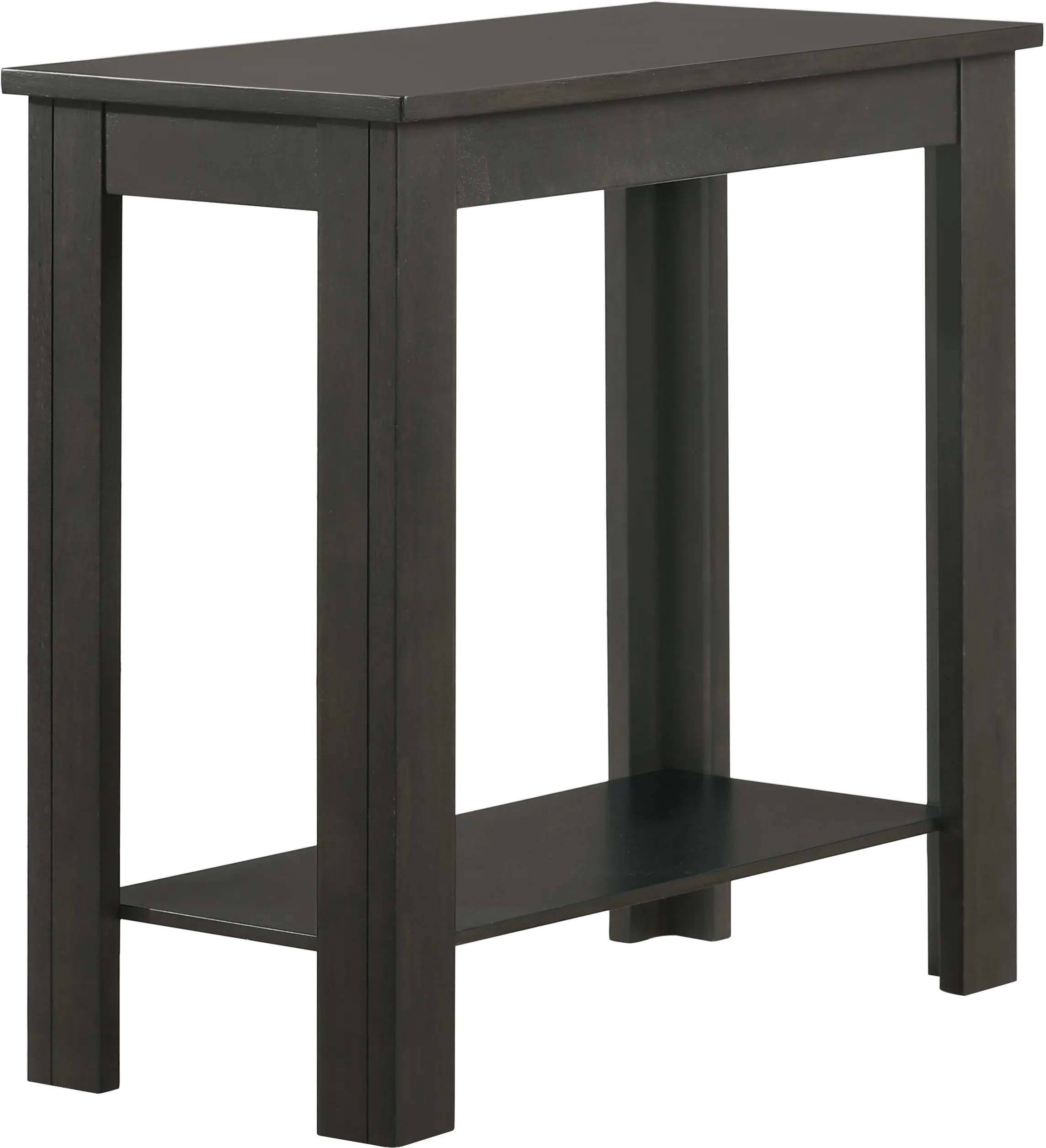 Pierce Charcoal Gray Side Table
