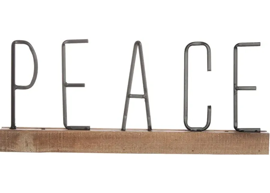 16 Inch Peace Word Art