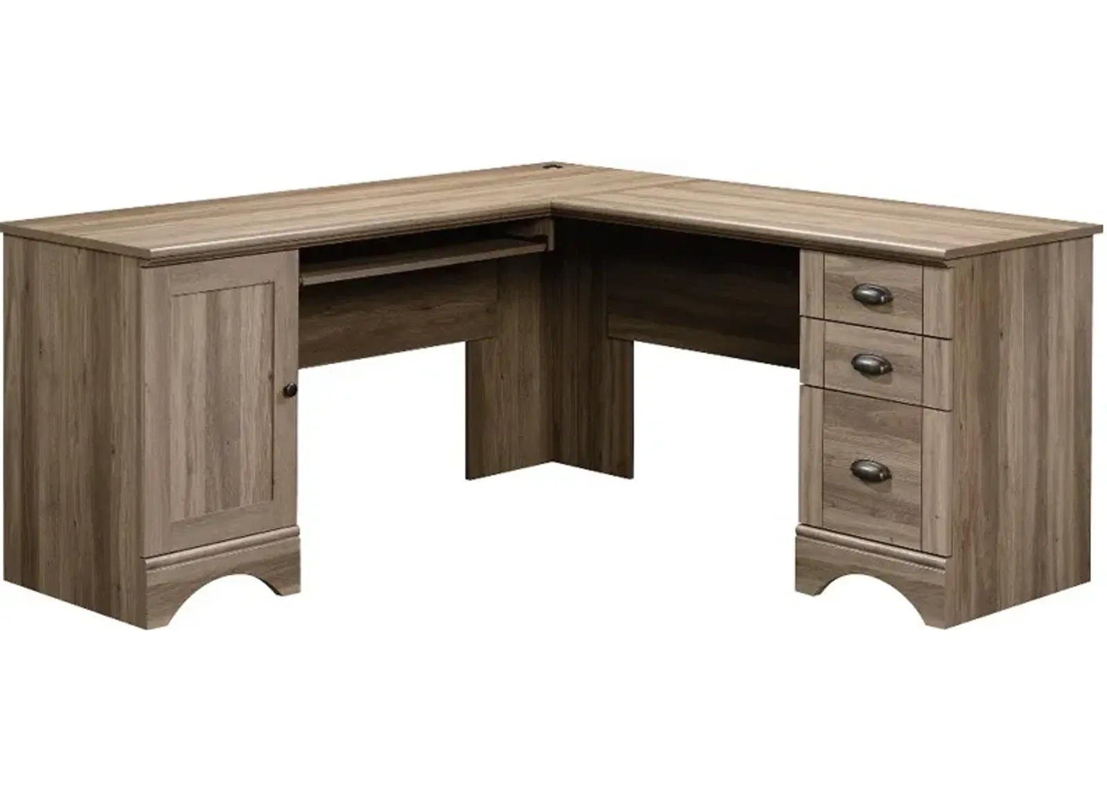 Harborview Brown Corner L-Desk