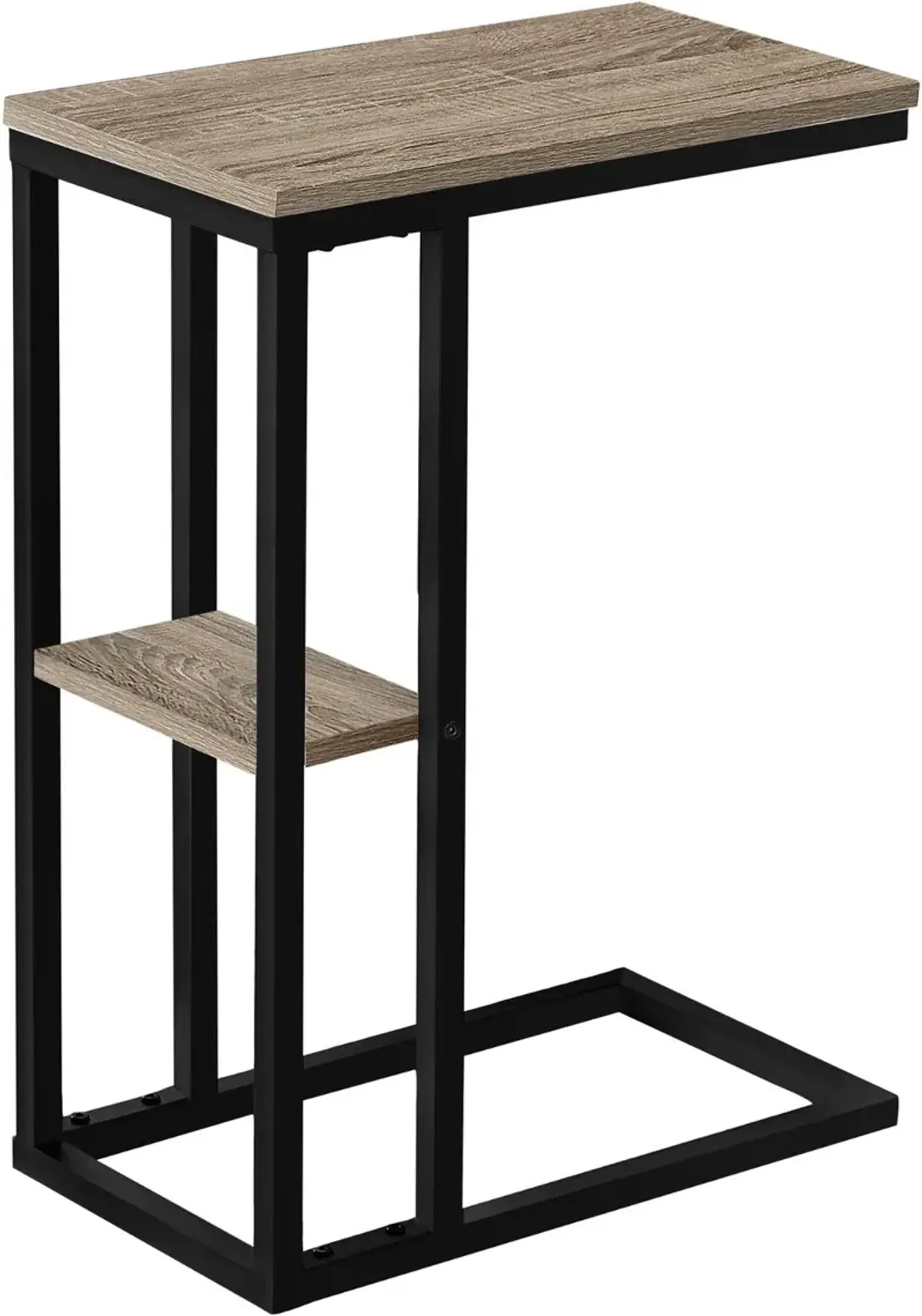 Monarch Taupe Rustic Side Table